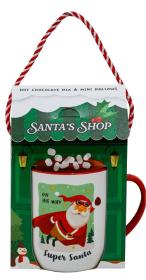 Julmugg med varm chokladmix "Super Santa"