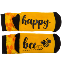 Strumpor med halkskydd -BEE HAPPY