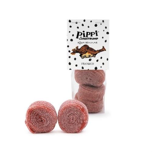 Pippi Långstrump - Röda remmar 110g - Köp billigt online hos Varuhus1