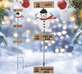 Snömätare - Snögubbe