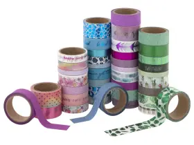 Washi tape 40 rullar i box