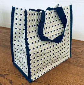Lunchp&aring;se bl&aring;/beige