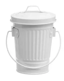 Askkopp soptunna Vit