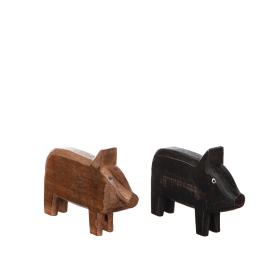 Gris i tr&auml; 20 cm (Brun)