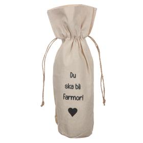 Presentp&aring;se f&ouml;r flaska - Du ska bli Farmor!