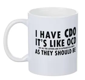 Porslinsmugg - I have CDO