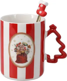 R&ouml;d julmugg med sked