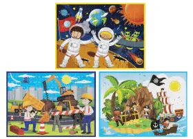 Pussel 45 bitar - Pirater