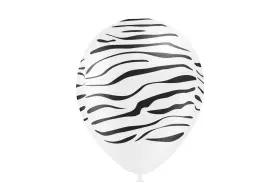 Ballonger 8-pack ZEBRAM&Ouml;NSTER