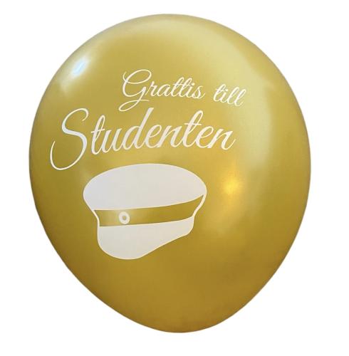 Student Ballongpaket grön med helium main image 1