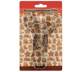 Pepparkaksformar 3-pack Pille