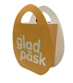 Äggformad godispåse -Glad Påsk