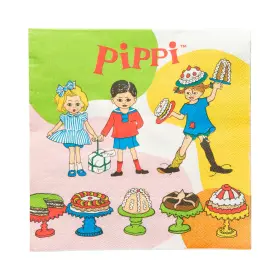 Servetter 16-pack - Pippi L&aring;ngstrump