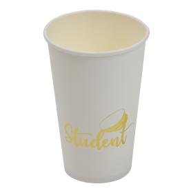 Stor pappersmugg i 8-pack -Student