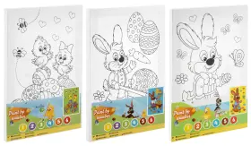 Paint by number P&aring;sktavla -Fru hare