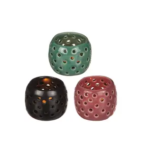 Ljuslykta i keramik (gr&ouml;n)