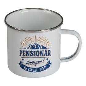 Retromugg Emalj - PENSIONÄR