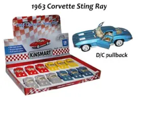 Corvette Sting Ray 1:36 (Gul)