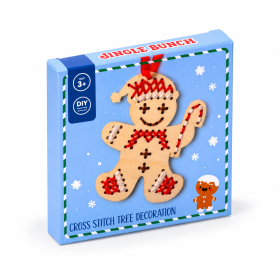 Korsstygnskit Pepparkaksgubbe