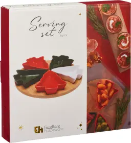 Serveringsset 6-delar - Julgran