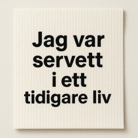 Disktrasa "Jag var servett"
