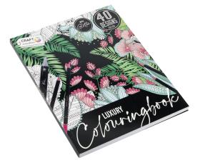 Lyxig m&aring;larbok (Blommig)