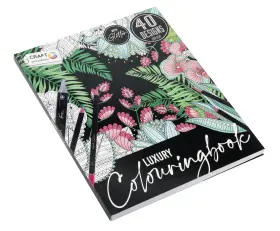 Lyxig m&aring;larbok (Blommig)