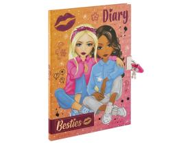 Dagbok med l&aring;s -Besties