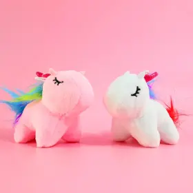 Mjukis nyckelring -Unicorn