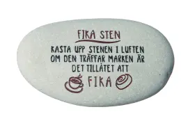 Fika sten