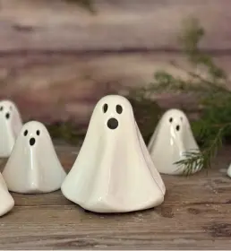 Sp&ouml;ke i porslin 10cm
