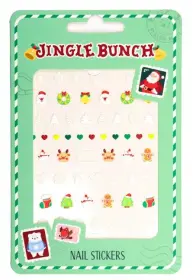 Självlysande nagelstickers med julmotiv