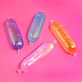 Squeeze glittrig kl&auml;mkorv