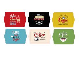 Bricka 22cm - Coffee