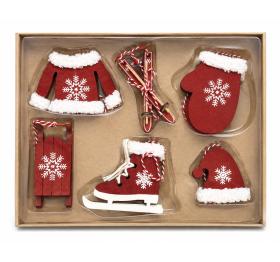Juldekorationer 6-pack