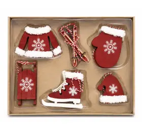 Juldekorationer 6-pack