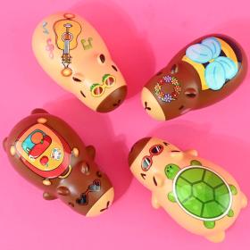 F&ouml;nsterkl&auml;ttrande capybara