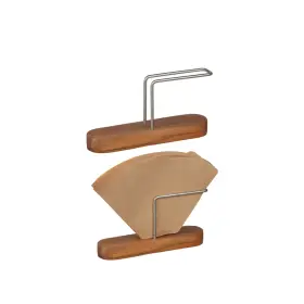 Kaffefilterhållare i teak/metall