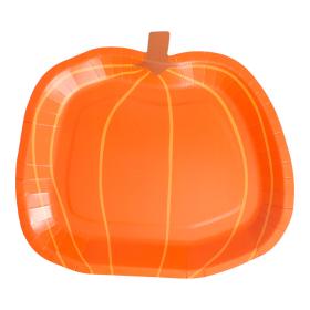 Papperstallrikar pumpor i 8-pack (23cm)