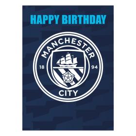 F&ouml;delsedagskort Manchester City