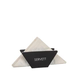 Servettst&auml;ll Svart