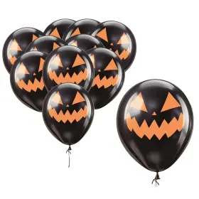 Ballonger 10st Svarta pumpor