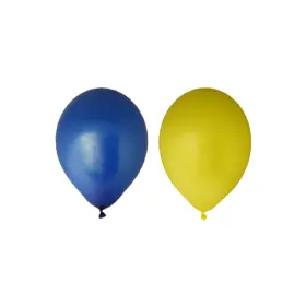 Ballonger i 12-pack -Gul/bl&aring;