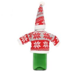 Vinterkl&auml;der till flaska R&ouml;d/gr&aring;