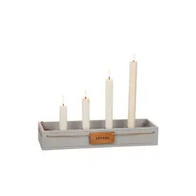 Ljusstake grön "ADVENT"