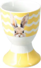 &Auml;ggkopp p&aring;sk - Hare (gul)