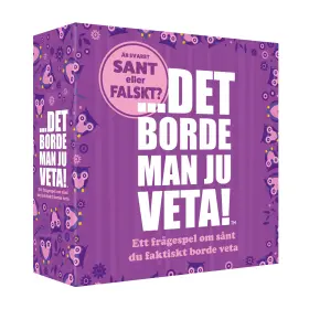 Spel &ndash; Det borde man ju veta! Sant eller Falskt?