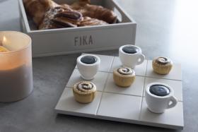 Tre i rad - Kanelbulle/Kaffe