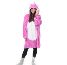 Pl&auml;d med huva och &auml;rmar -Unicorn