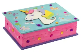 Dekorera ditt eget smyckeskrin - Unicorn
